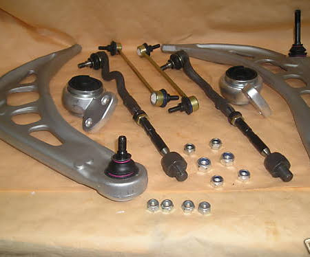 Velká sada ramen přední s HD silentblokem BMW E46