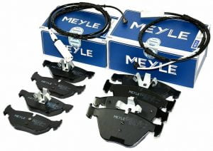 Brzdové destičky přední + zadní se snímačem opotřebení Meyle BMW X1 20d E84