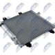 Kondenzátor, chladič klimatizace CITROEN C1, PEUGEOT 107, TOYOTA AYGO