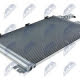 Kondenzátor, chladič klimatizace OPEL ASTRA H (04-) 1.4 I 16V, ZAFIRA B (05-) 1.6 GAS