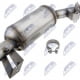 FILTR PEVNÝCH ČÁSTIC DPF MERCEDES M-KLASSE W164 ML280CDI / ML320CDI 2005-, GL-KLASSE X164 GL320CDI