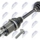 Hnací hřídel, poloos levá BMW X3 / X4 11-