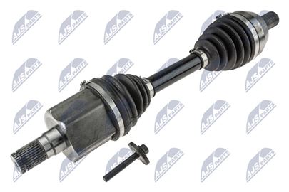 Hnací hřídel, poloos levá VOLVO S80 2.5T 2007-2013, VOLVO S60 II D3 / D4 / D5 10-15, S80 II D5, 2.5T 07-, V60 D3 / D5 10-16, V70 III D3 / D4 10-15