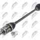 Hnací hřídel, poloos pravá zadní JEEP COMPASS / PATRIOT 2.0 / 2.4 4WD 08-