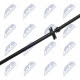 Kardanový hřídel, kardanová tyč AUDI A3 3.2 03-, VW GOLF V R32 05-