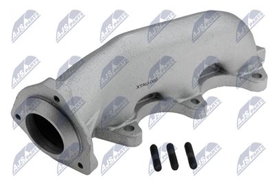 Sběrné výfukové potrubí, koleno výfuku levé AUDI A4 / 6/8, VW PASSAT, SKODA SUPERB 2.4V6, 2.8V6