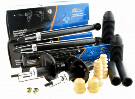 4x tlumiče přední + zadní náprava KRAFT VW GOLF 4 IV + TDI