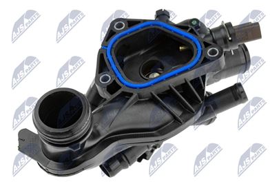 Termostat chlazení s pouzdrem CITROEN C4 14-, C5 18-, DS3 14-15, DS4 12-15, DS5 12-15, OPEL GRANDLAND 18-, PEUGEOT 208 14-, 3008 14-, 308 14-21, 5008 12-, 508 11-