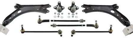 Sada ramen přední 10 dílná HD zesílená VW Golf V, VI, Golf Plus, Caddy III