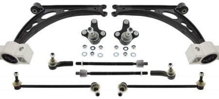 Sada ramen přední 10 dílná HD zesílená VW Golf V, VI, Golf Plus, Touran, Caddy III