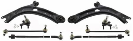 Sada ramen přední 10 dílná HD zesílená VW Passat B8, Touran (T51), Skoda Superb III