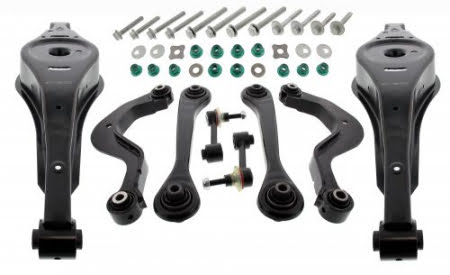 Sada ramen zadní 8 dílná HD zesílená VW Golf V, VI, Golf Plus, Passat B6, B7, Tiguan, Touran