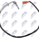 Snímač teploty výfukových plynů ENG. 2.0TDI VW GOLF VI 08-13, JETTA III/IV 05-, BEETLE 11-16