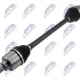 Hnací hřídel, poloos levá zadní ALFA ROMEO 159 4WD 05-