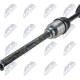 Hnací hřídel, poloos přední pravá NISSAN QASHQAI 2.0 4WD 07-13 MTM