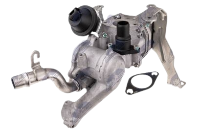 Chladič pro recirkulaci plynů AGR ENG.1.4D,1.5D,1.6D CITROEN C3 II, C4 II, C5 III, BERLINGO; PEUGEOT 208,2008,308,3008,4008,508,5008,PARTNER; FORD FIESTA VI,C-MAX,ECOSPORT,B-MAX,FOCUS III,MONDEO IV,TRANSIT CONNECT; VOLVO S60 II, S80, V70; MITSUBISHI ASX 2009-